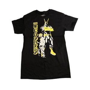 My Hero Academia Funimation All Might Graphic Black T-shirt‎ Men's Size Small